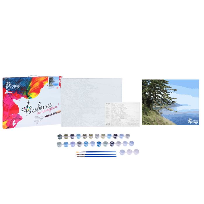 Рисование по номерам "Байкал, Листвянка" 40х50 см