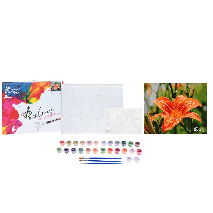 Рисование по номерам "Лилия" 40х50 см