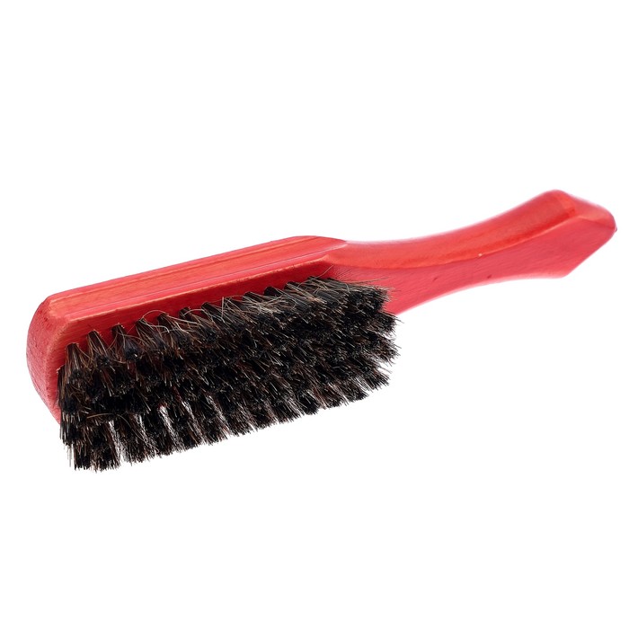 Щетка для обуви с ручкой, с конским волосом 21,2 см