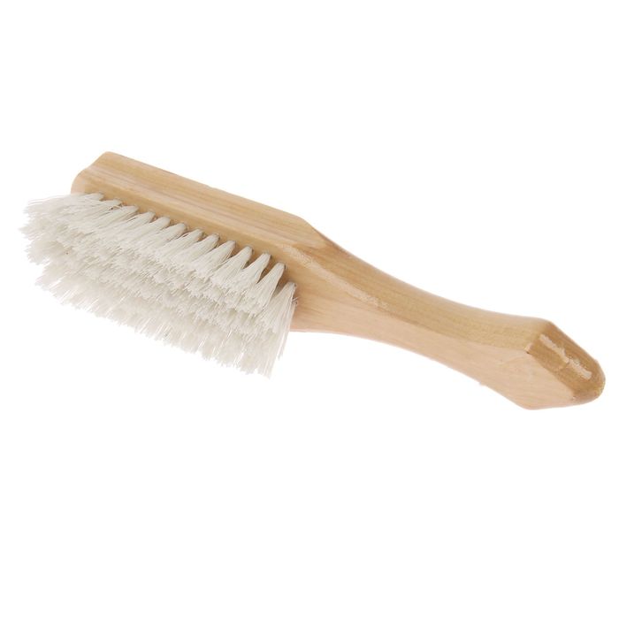 Щетка для одежды, с ручкой, искусственная щетина 21,2 см