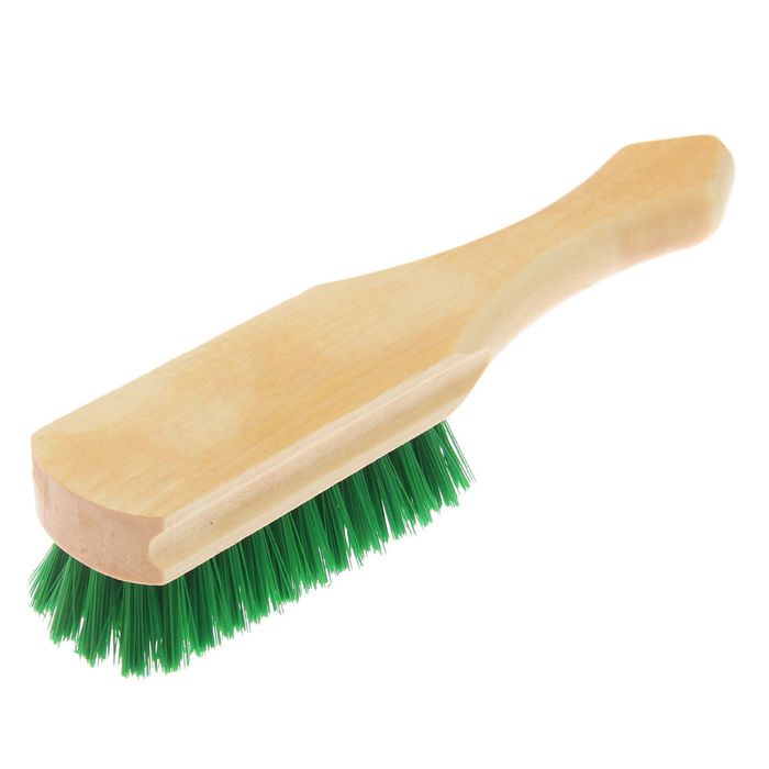 Щетка для одежды, с ручкой, искусственная щетина 21,2 см