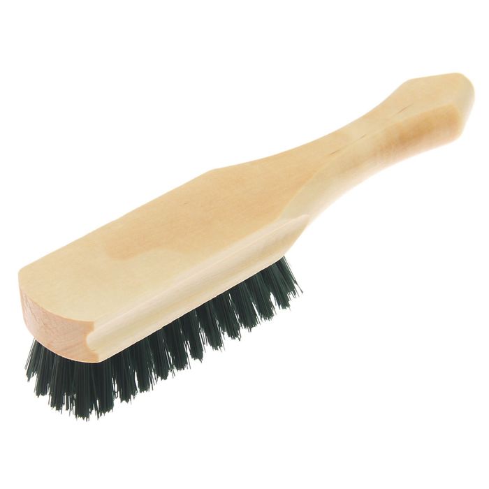 Щетка для одежды, с ручкой, искусственная щетина 21,2 см