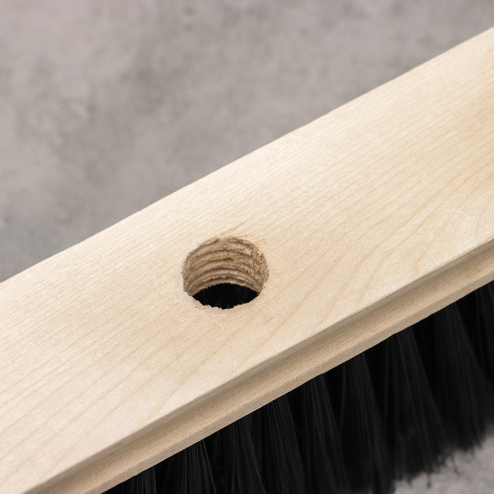 Щетка для пола, с резьбой 25х5 см