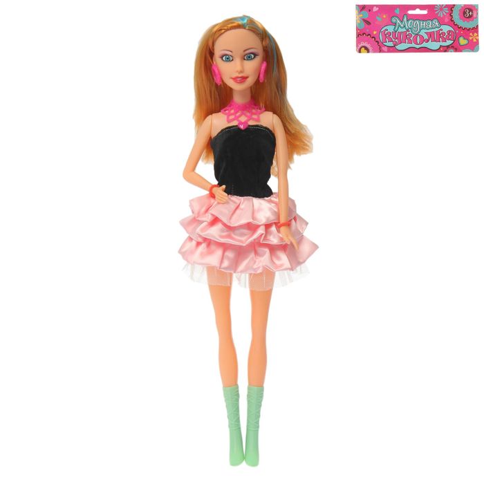 Кукла "Ксения" в вечернем платье, звуковые эффекты, МИКС