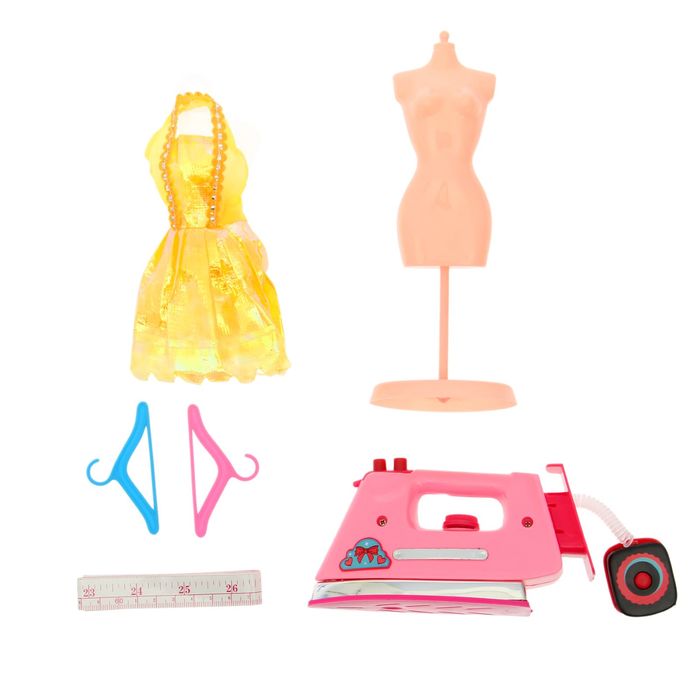 Набор для куклы «Ателье», с утюгом, цвета МИКС