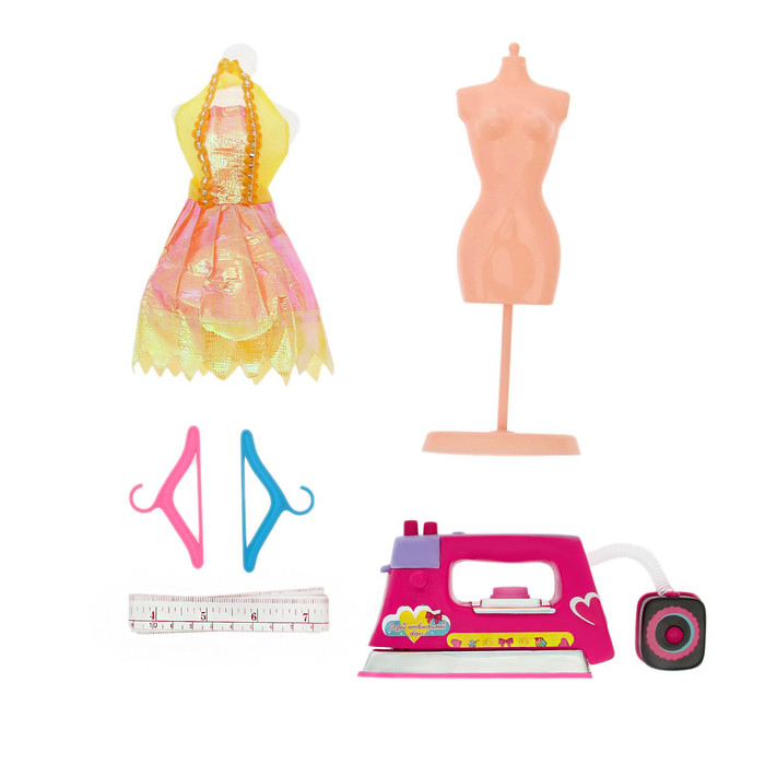 Набор для куклы «Ателье», с утюгом, цвета МИКС