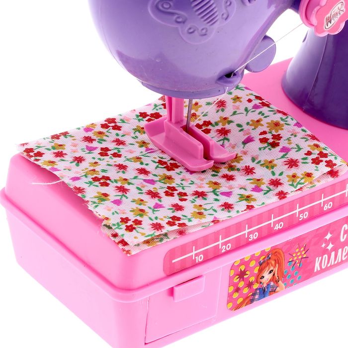 Набор для шитья "Швейная машинка", сиреневый, феи ВИНКС
