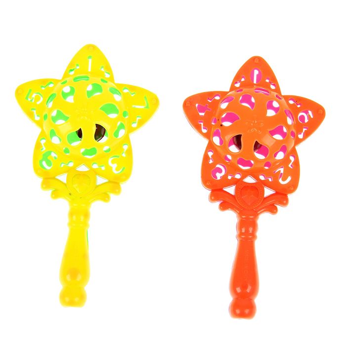 Погремушка «Звезда», цвета МИКС