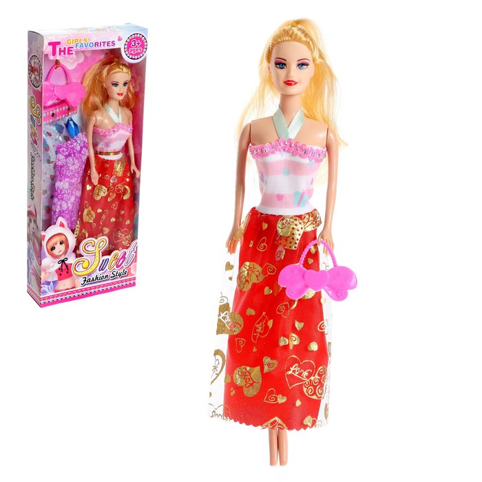 Кукла-модель «Арина» с летними нарядами и аксессуарами, МИКС кукла модель арина в платье с аксессуарами микс