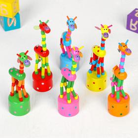 Дергунчик-марионетка "Жираф", цвета МИКС от Сима-ленд
