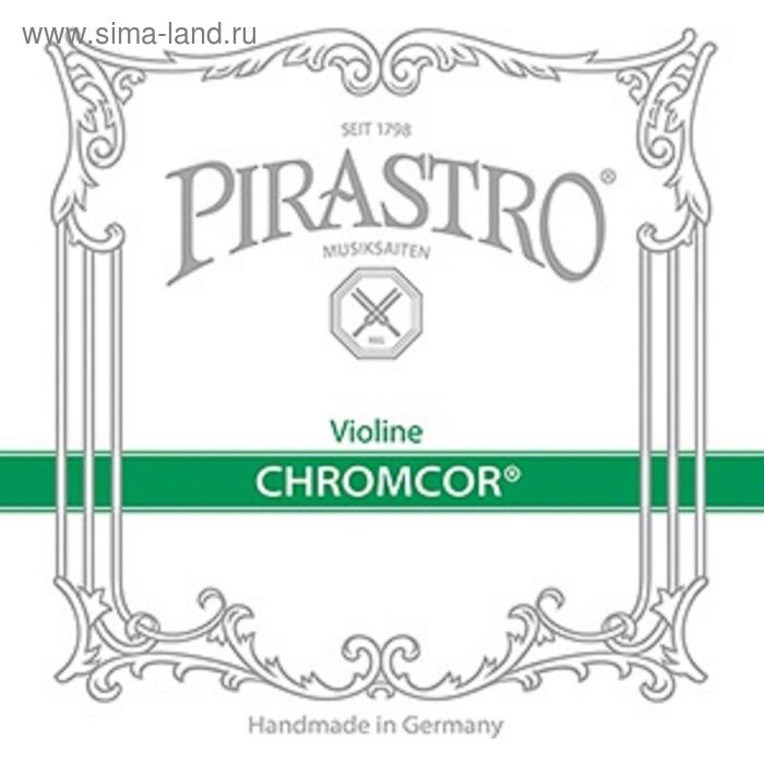 фото Комплект струн для скрипки pirastro 319040 chromcor 3/4-1/2 violin металл