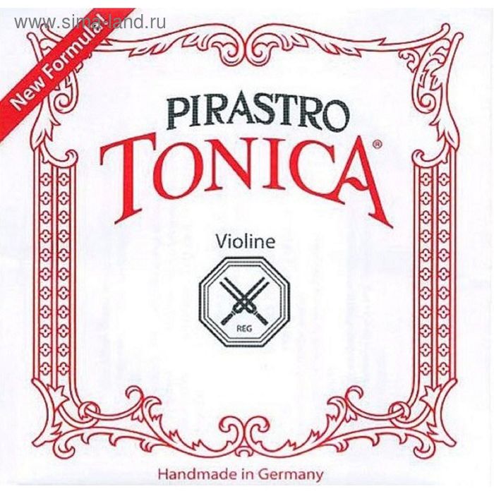 Комплект струн для скрипки Pirastro 412021 Tonica Violin 4/4 синтетика