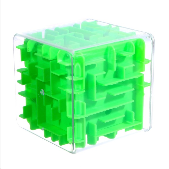 Головоломка-лабиринт "Квадрат", цвет зелёный