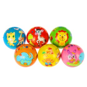 

Мягкий мяч «Звери», 7,6 см, виды МИКС