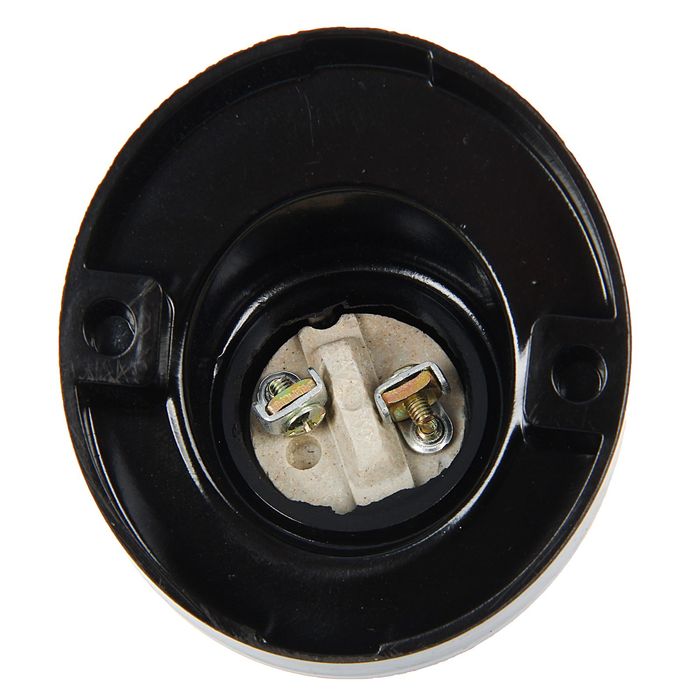 Патрон электрический, Е27, карболитовый настенный