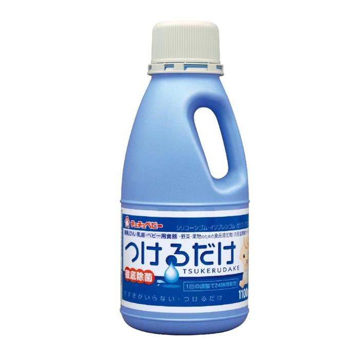 Жидкость для стерилизации бутылочек, детской посуды, овощей и фруктов Chu-chu baby, 1,1 л