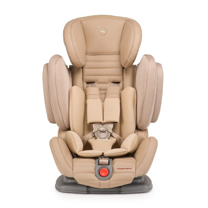 Автокресло Happy Baby Mustang New, группа 1-2-3, цвет бежевый