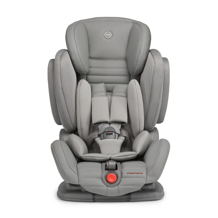 Автокресло Happy Baby Mustang New, группа 1-2-3, цвет серый