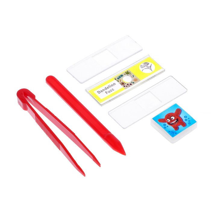 Набор для изучения микромира «Микроскоп», 7 предметов, цвета МИКС