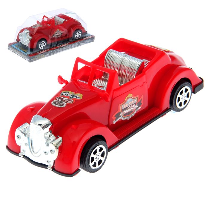 Машина инерционная "Ретро", цвета МИКС