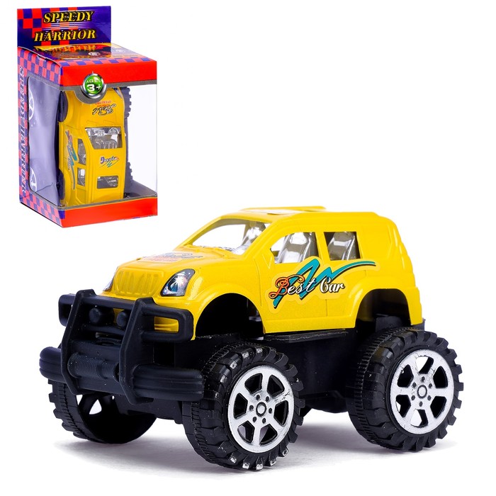 Машина инерционная "Внедорожник", цвета МИКС