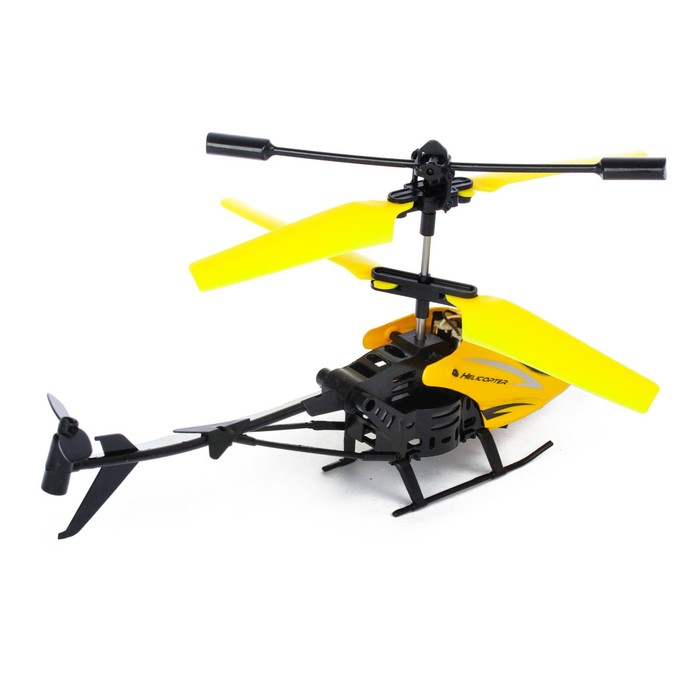Вертолёт радиоуправляемый "Крутой вираж", световые эффекты, цвета МИКС
