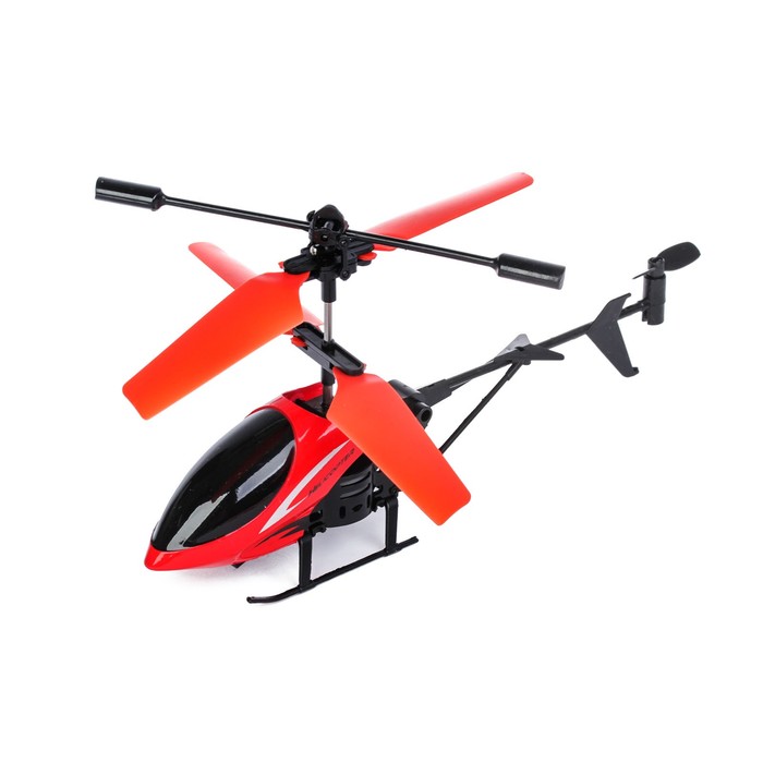 Вертолёт радиоуправляемый "Крутой вираж", световые эффекты, цвета МИКС
