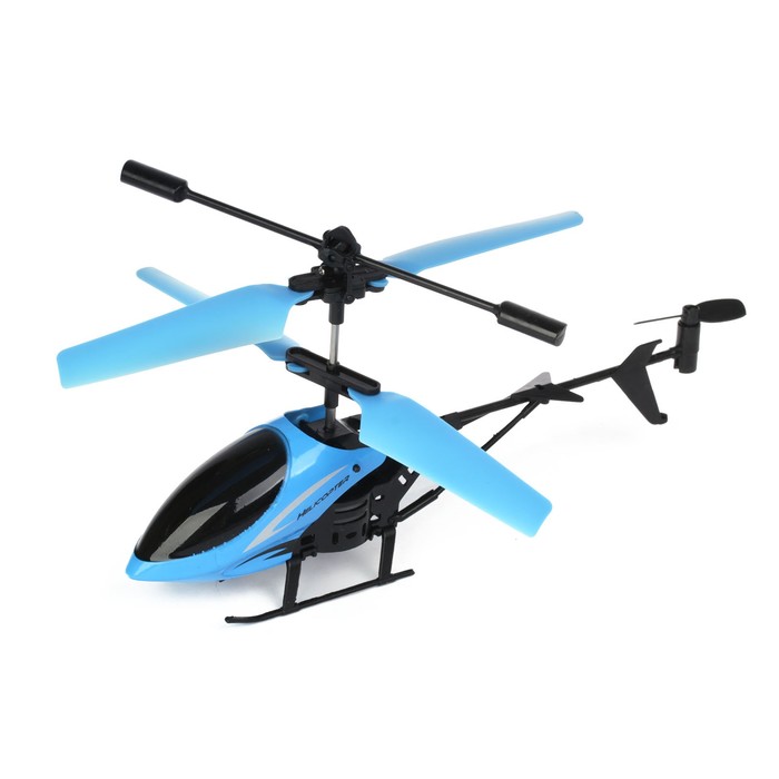 Вертолёт радиоуправляемый "Крутой вираж", световые эффекты, цвета МИКС