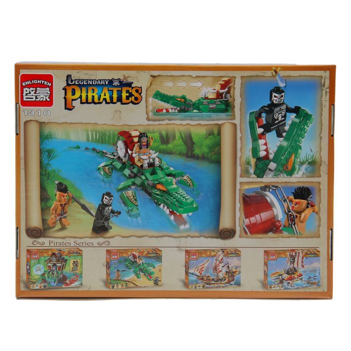 Конструктор «Гигантский крокодил», 538 деталей и 3 минифигуры