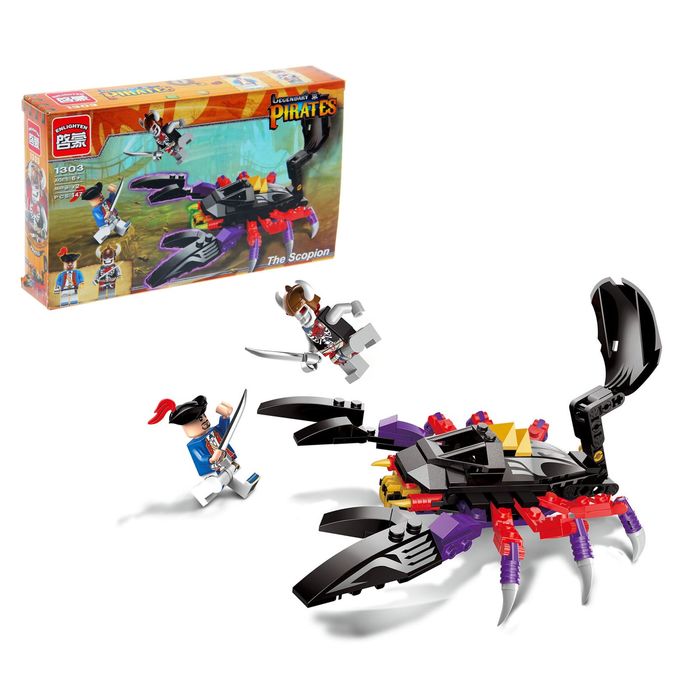 Конструктор «Гигантский скорпион», 147 деталей и 2 минифигуры