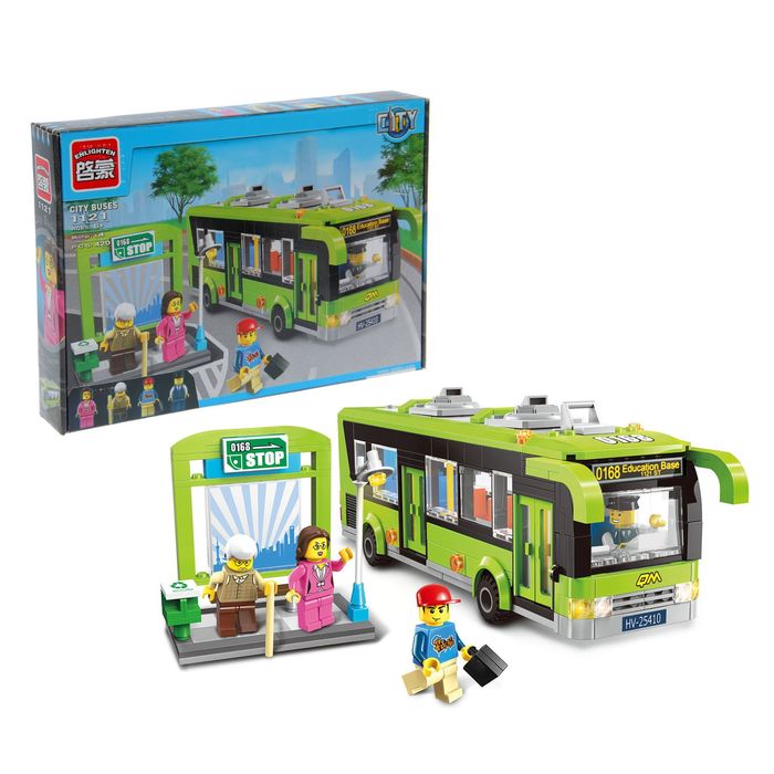 Конструктор «Городской автобус», 420 деталей и 4 минифигуры