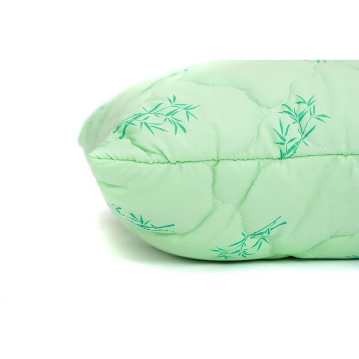 Подушка Мягкий сон 70х70 см МИКС, холлофилл/бамбуковое волокно, микрофибра 82г/м, пэ 100%