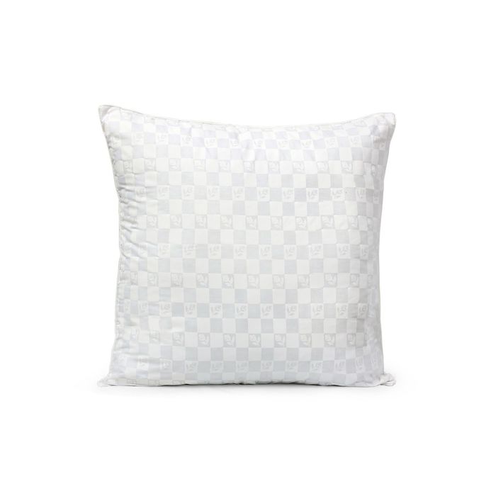 Подушка "Мягкий сон" 70х70 см, Холлофилл, чехол с молнией, кант, поликоттон 110г/м,чехол МИКС