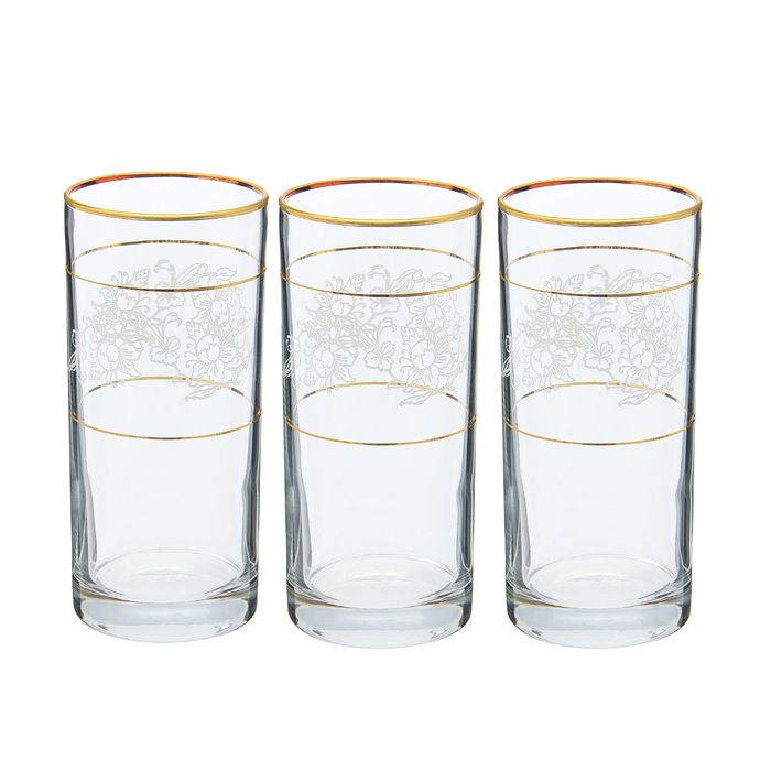 Набор стаканов для напитков 290 мл "Жизель. Истанбул", 3 шт