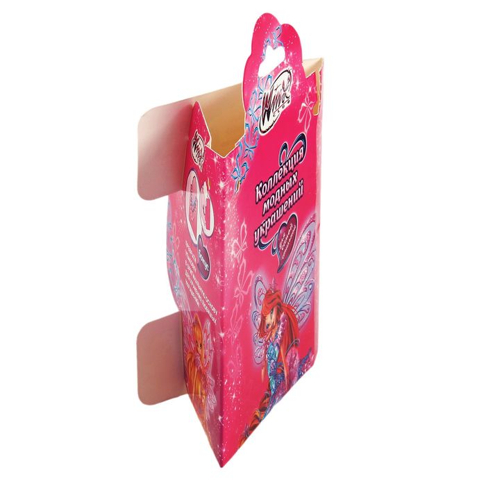 Бусы Феи Винкс (розовый фон), 10 х 12 см