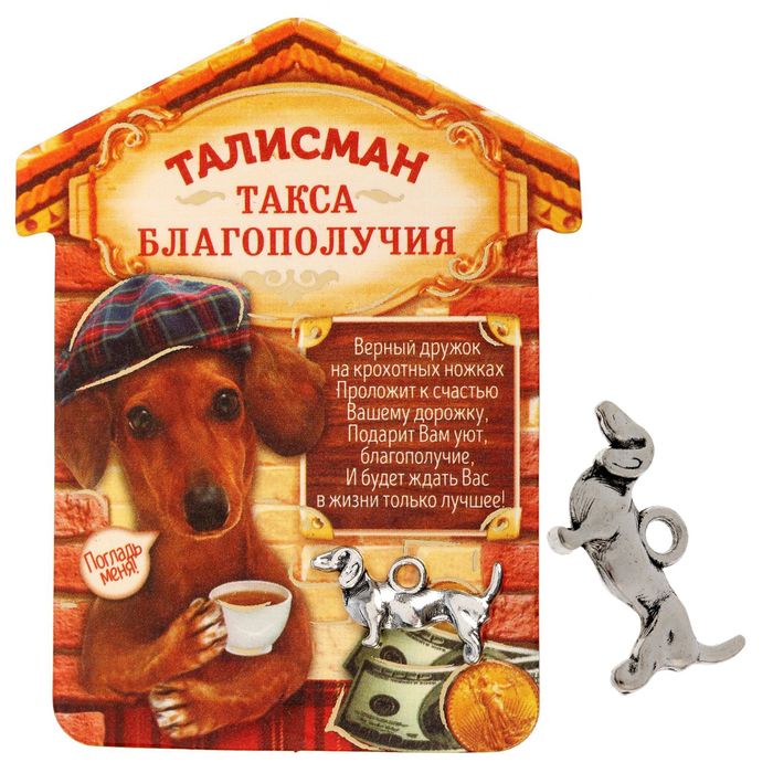Кошельковый талисман "Такса благополучия"