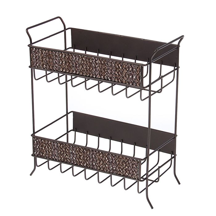 Полка 2х-ярусная "Плетенка"