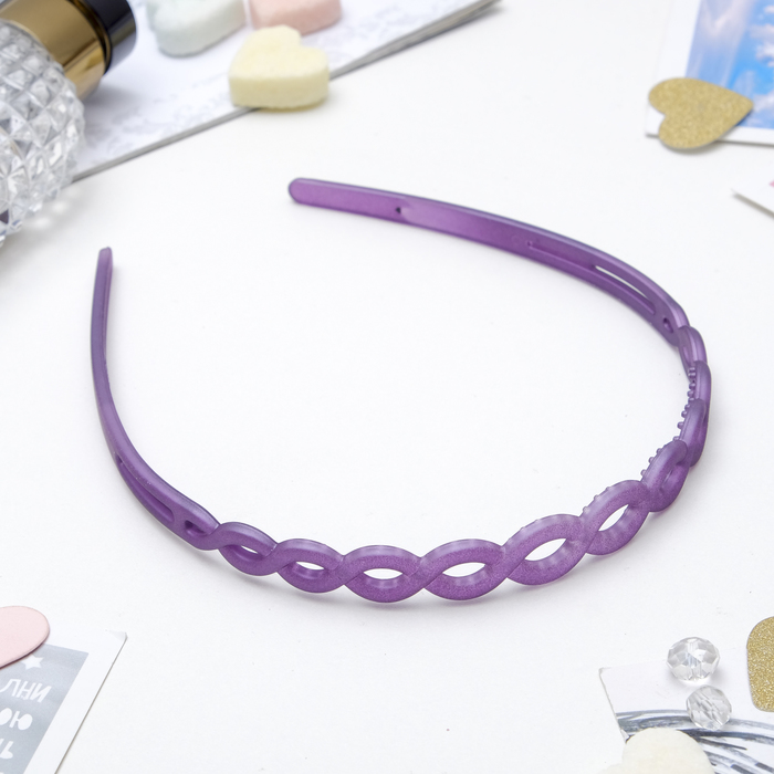 Ободок для волос "Млечность" витой, микс