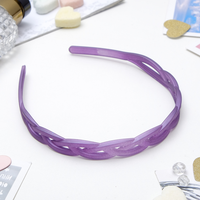 Ободок для волос "Млечность" коса, микс