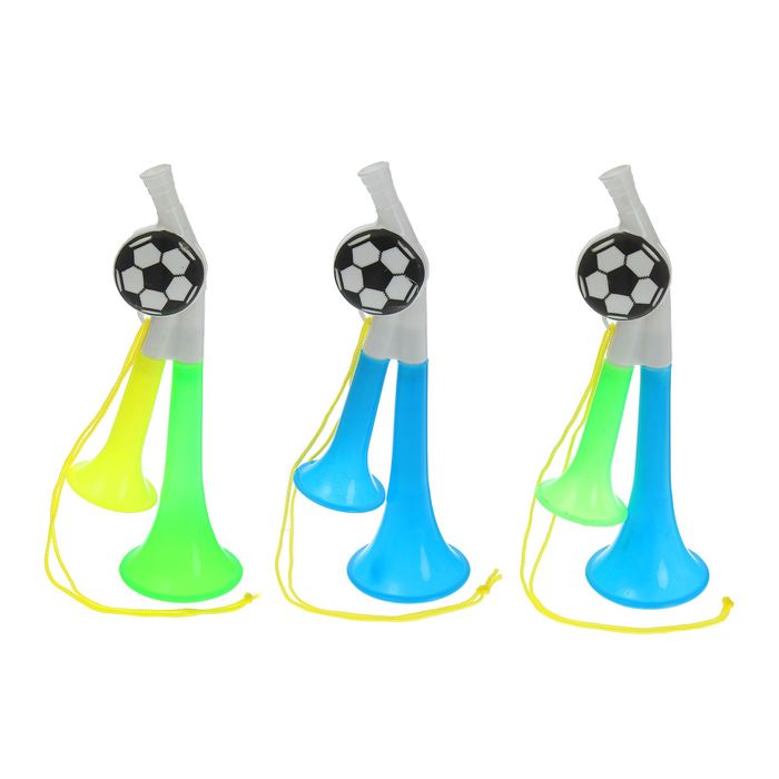 Гудок "Футбол" на веревочке, цвета МИКС