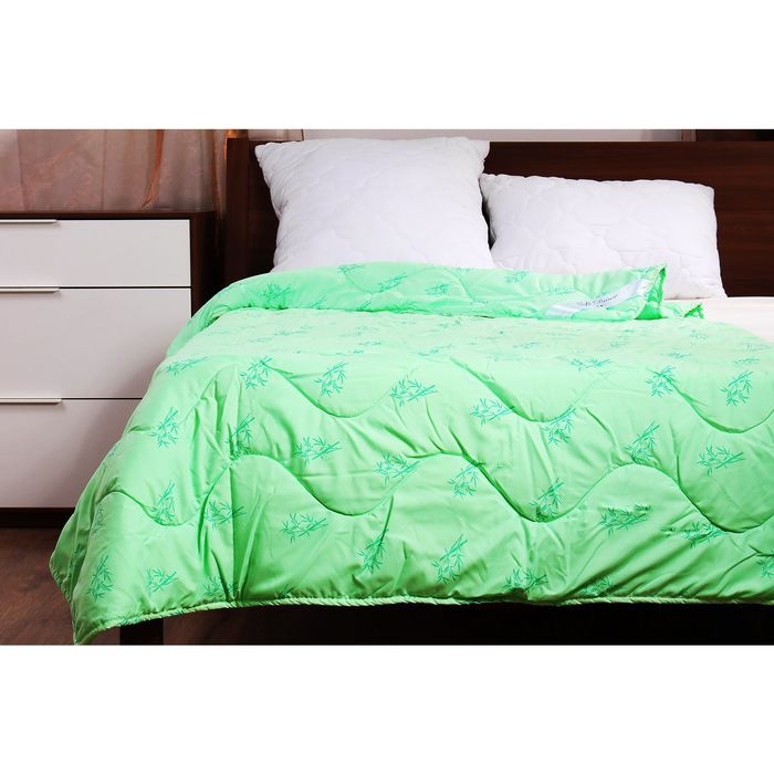 Одеяло Мягкий сон легкое 140х205 см, Бамбук 150г/м, микрофибра 82г/м, чехол МИКС,