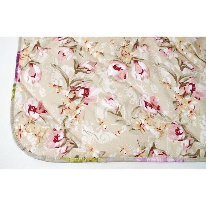 Одеяло Мягкий сон облегченое 140х205 см, Овечья шерсть 200г/м, микрофибра 70г/м, чехол МИКС,