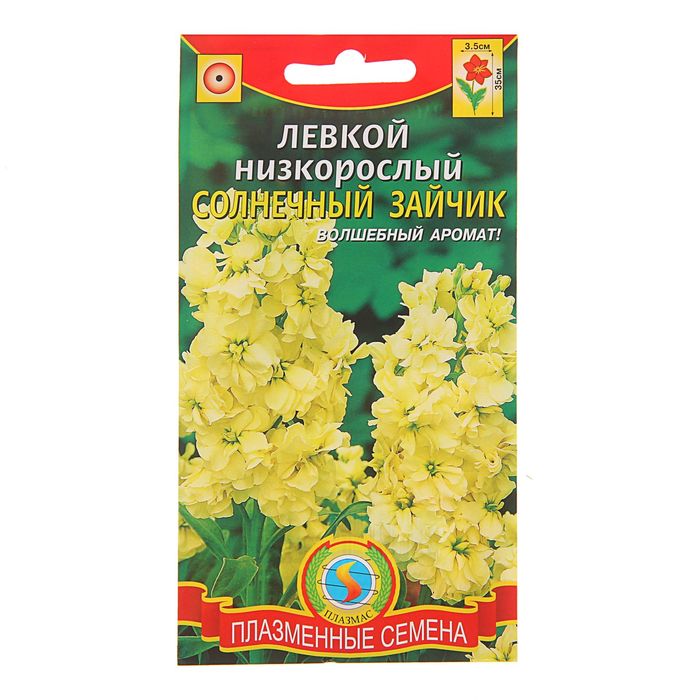 Семена Левкой, низкорослый "Солнечный зайчик", О, 0,1 г