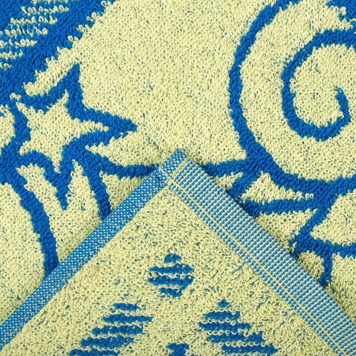 Салфетка махровая Авангард "Ёлка", размер 30х30 см, 420 г/м2