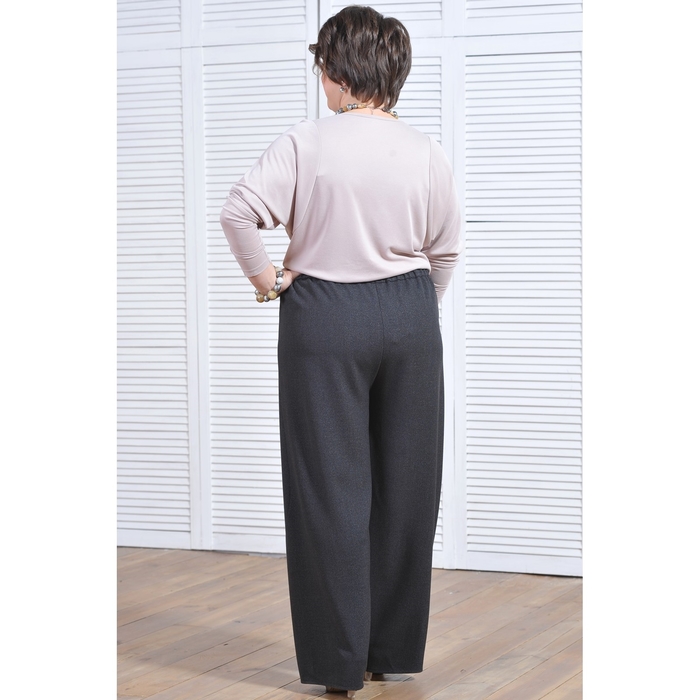 Брюки женские 5549, размер 56, рост 164 см, цвет серый