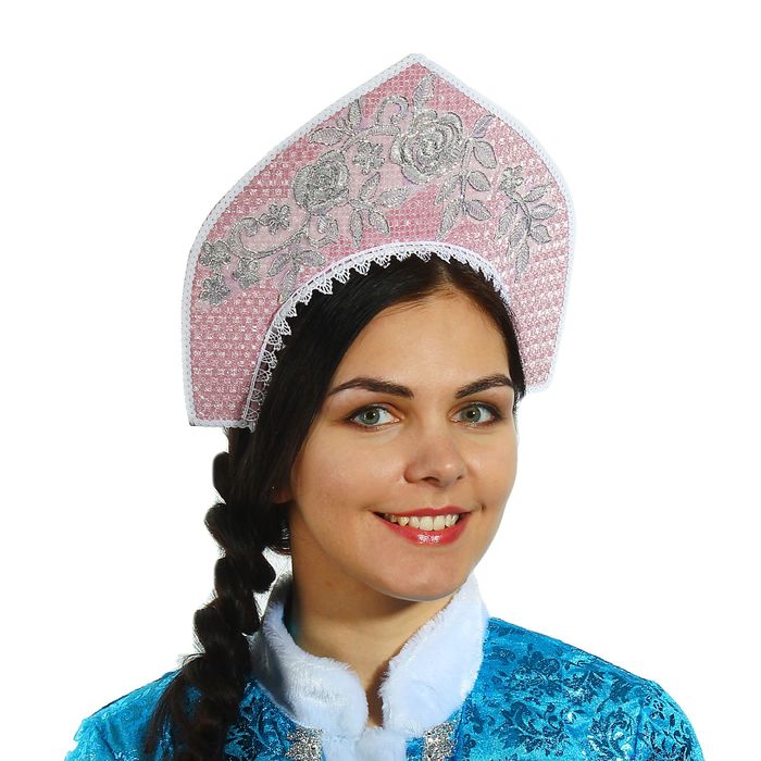 Кокошник на ободке "Орнамент" цвета МИКС