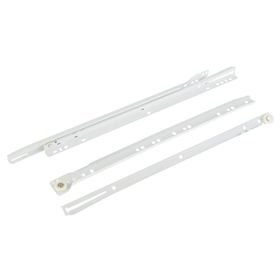 

Роликовые направляющие, L=400 мм, до 12 кг, белые, 4 шт.