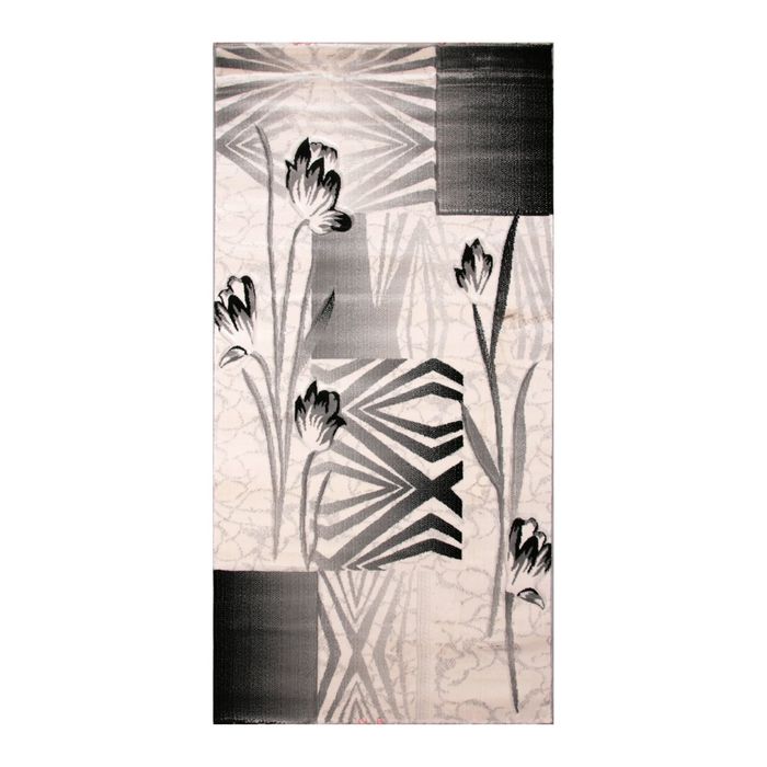 Ковёр Omega Carving  8398 BONE/D.GREY 2.0*4.5 м, прямоугольный