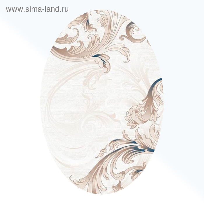 

Ковёр овальный Beluga Carving 9599, 200 х 500 cм, цвет bone/blue
