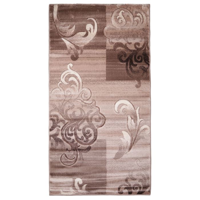 Ковёр Beluga Carving 9590 BONE/D.BROWN 2.5*4.0 м, прямоугольный